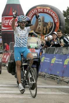 Mosquera, durante la Vuelta a Burgos de 2009. (Foto: archivo)