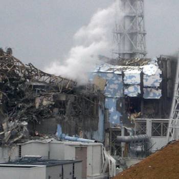 Última imagen difundida de los reactores 3 y 4 de la planta nuclear de Fukushima