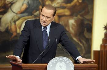El primer ministro italiano, Silvio Berlusconi. (Foto: CLAUDIO ONORATI)