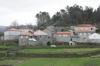 Una vista del municipio de Delás, en el ayuntamiento de Lobios. (Foto: MARCOS ATRIO)