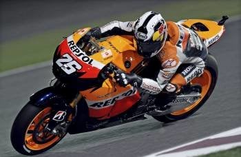 El piloro español de MotoGP Dani Pedrosa, del equipo Repsol Honda