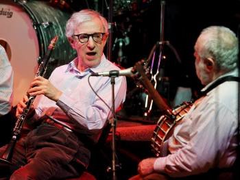 Woody Allen, en el concierto con su banda en Katowice