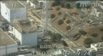 Imagen de los reactores 1 y 2 de la central de Fukushima tomada el pasado día 27 y divulgada ayer. (Foto: )