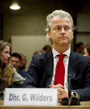  El político holandés Geert Wilders comparece ante el tribunal en Amsterdam (Holanda) 