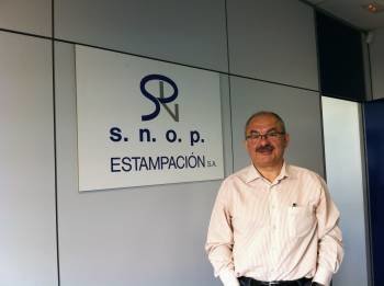 Jorge Quintás, director de la nueva planta de Snop en Nigrán.