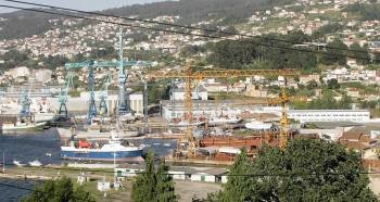 Metalships, en Teis (foto), tiene carga asegurada hasta finales de 2012. Polyships, en Meira, sólo hasta verano.