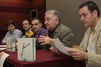 Anxo Collarte, Anxo Lorenzo, Marcos Blanco, Manuel Lourenzo e Roberto Pascual. (Foto: XESÚS FARIÑAS)