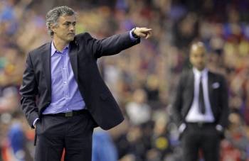 El entrenador portugués del Real Madrid, Mourinho