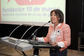 Beatriz Mato, conselleira promotora de la ley. (Foto: VICENTE PERNÍA)