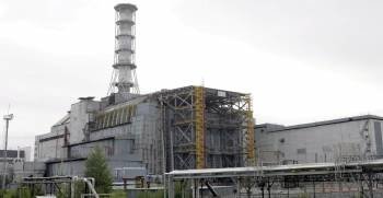 Vista general del refugio que cubre el accidentado reactor número cuatro de Chernóbil. (Foto: Archivo)