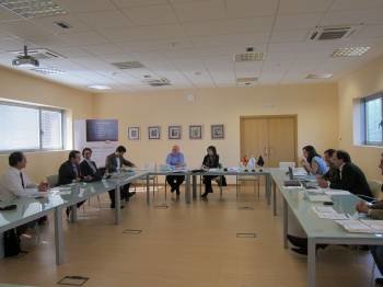 Reunión de coordinación entre los socios. (Foto: )
