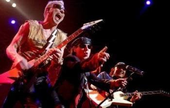Imagen de archivo de Matthias Jabs, Klaus Meine y Rudolf Schenker, del grupo de rock alemán Scorpions.  (Foto: EFE)