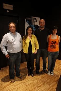 Manuel Carnicero, Isabel Pérez, David Paz y Gloria Viana. (Foto: XESÚS FARIÑAS)