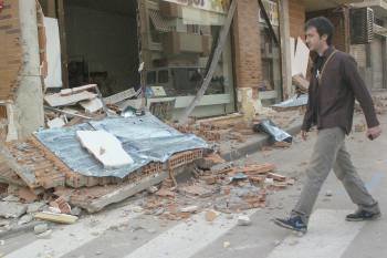 Imagen del terremoto de Lorca. (Foto: EFE)