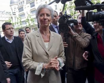 La ministra francesa de Economía , Christine Lagarde.