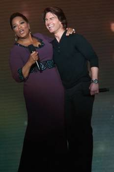 Oprah Winfrey con Tom Cruise