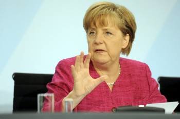 Merkel, durante una comparecencia pública en Berlín. (Foto: ARCHIVO)
