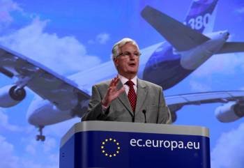 El comisario europeo de Mercado Interior, Michel Barnier. (Foto: OLIVIER HOSLET)