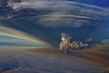 Fotografía del volcán Grismvoetn el día 21 de Mayo. (Foto: EFE)