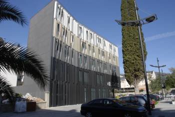 Instalaciones del edificio judicial inaugurado en abril de 2010, en la villa barquense. (Foto: L.B.)