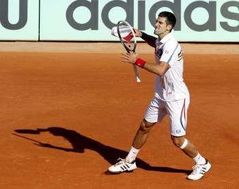 Novak Djokovic celebrá su victoria ante Gasquet. (Foto: EFE)