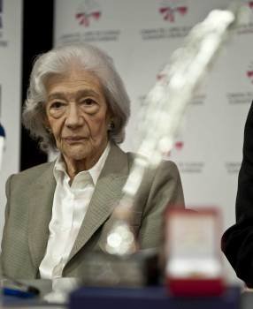 La escritora Ana María Matute, Premio Cervantes 2010.