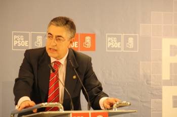 Salvador Fernández Moreda, durante el encuentro. (Foto: )
