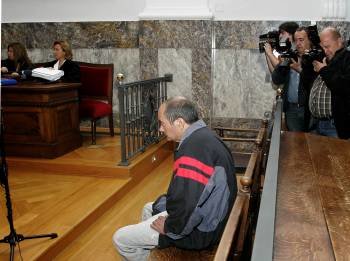 José Carnero Fernández, 'O Chucán', en la vista de apelación, en el TSXG. (Foto: EFE/CABALAR)