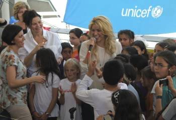 Shakira, de visita en Jerusalén.