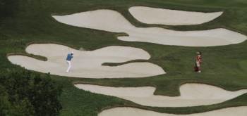 Imagen de un campo de golf en Pekín (Foto: ARCHIVO EFE)