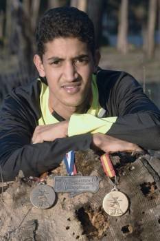 El atleta Mohamed Elbendir  (Foto: ARCHIVO EFE)