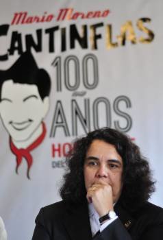  Consuelo Sáizar Directora de CONACULTA participa hoy martes 28 de junio de 2011, en una rueda de prensa en Ciudad de México, para dar a conocer los detalles del homenaje a los 100 años del nacimiento del comediante Mario Moreno 'Cantinflas' (1911-1993). 