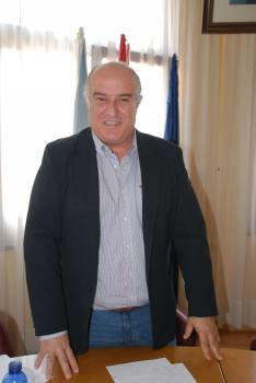 Avelino García, alcalde de A Rúa. (Foto: L.B.)