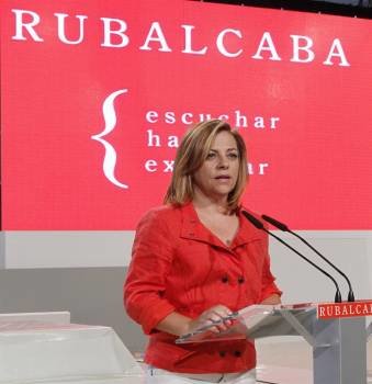La directora del Comité Electoral de PSOE, Elena Valenciano. Foto: Manuel H. de León