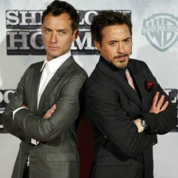 Jude Law  y Robert Downey Jr.   (Foto: Archivo EFE)