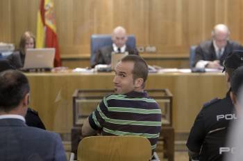 Gatikoitz Apiazu Rubina, 'Txeroki', durante el juicio que se sigue contra él en la Audiencia Nacional (Foto: Juanjo Martín)
