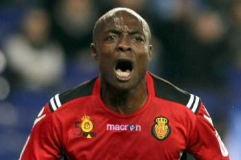El futbolista camerunés del Mallorca, Webo. (Foto: EFE)