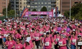 Carrera en Gijón contra el cáncer de mama, uno de los de más supervivencia. (Foto: )