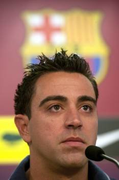El jugador catalán Xavi (Foto: Archivo EFE)