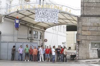 Trabajadores de Barreras iniciaron un encierro el pasado día 11.