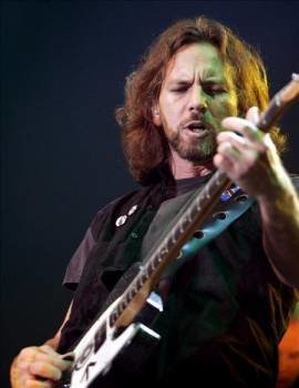 Eddie Vedder, líder de Pearl Jam (Foto: Archivo EFE)
