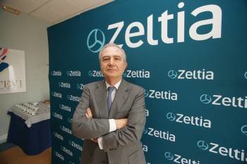 El presidente del grupo vigués Zeltia, Fernández de Sousa-Faro, en la útlima junta de accionistas. 