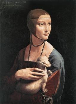 'La Dama del Armiño' de Leonardo da Vinci (Foto: Archivo)