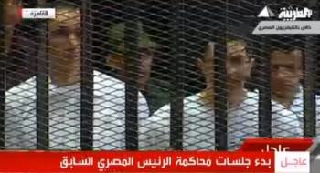 Los hijos del expresidente egipcio Hosni Mubarak, Alaa y Gamal.