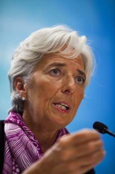La directora del Fondo Monetario Internacional, Christine Lagarde (Foto: Jim Lo Scalzo)
