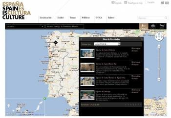 Imaxe da páxina con algúns dos resultados referentes á provincia de Ourense.