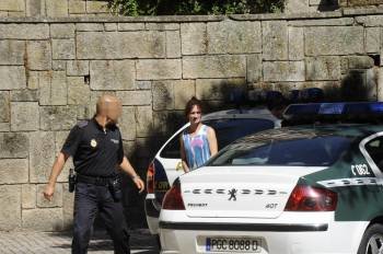 La mujer detenida por el intento de homicidio en Ourense, María R.C., pasó ayer a disposición judicial. (Foto: MARTIÑO PINAL)