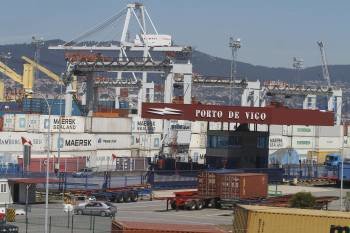 El Puerto de Vigo creció un 7,4% en tráfico de contenedores y un 6% en mercancías en el primer semestre.