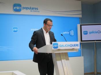 El portavoz de infraestructuras del grupo parlamentario popular, Alejandro Gómez Alonso. (Foto: EUROPA PRESS)
