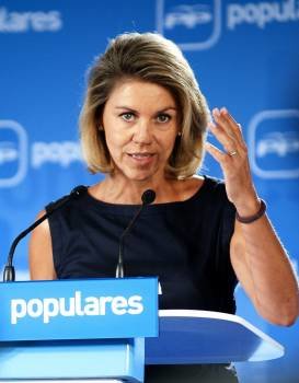 María Dolores de Cospedal, secretaria general del PP. (Foto: ISMAEL HERRERO)